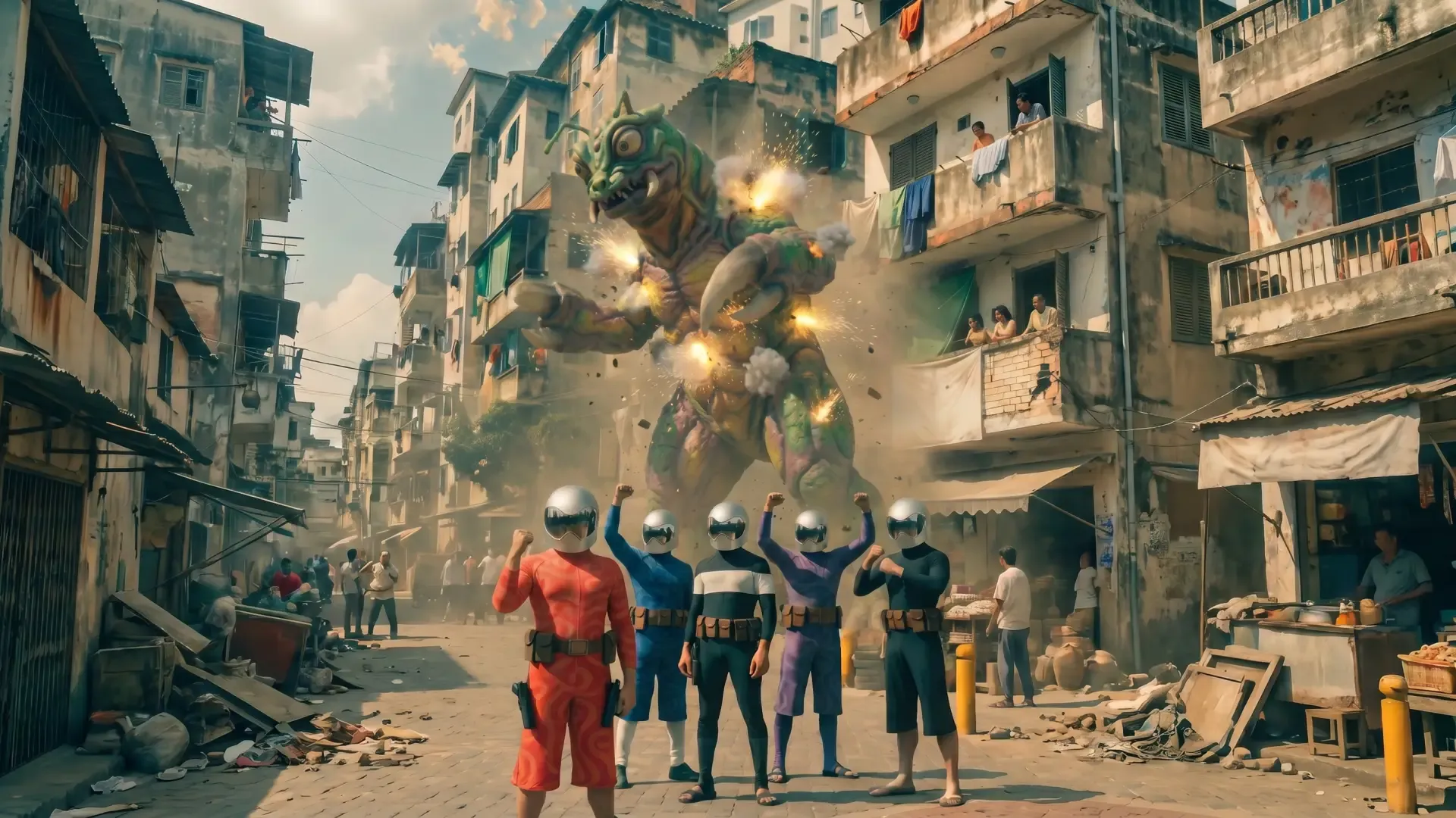 Power Rangers Tuk Tuk